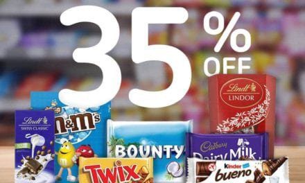Enjoy 35% off on all chocolates* at Carrefour