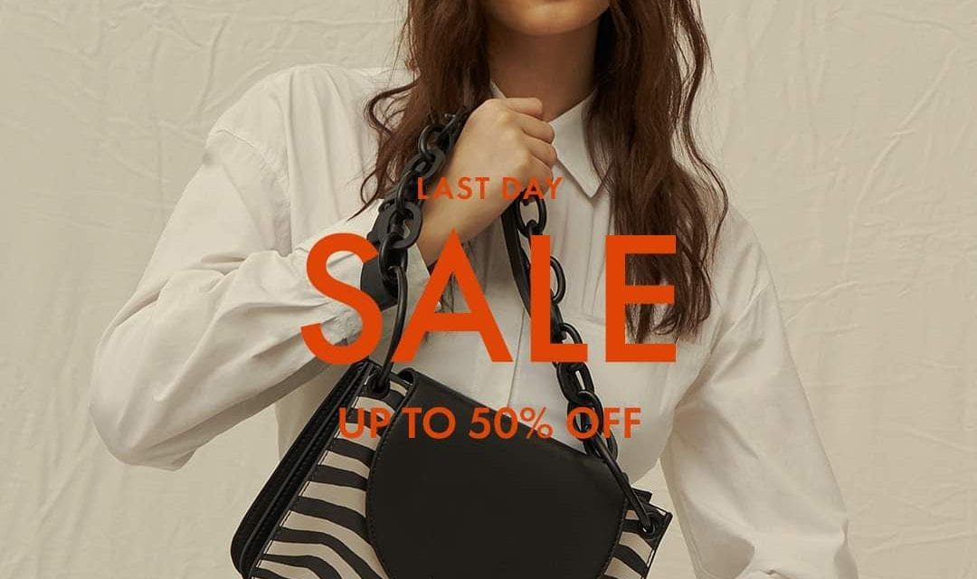SALE: Last day up to 50% off + Extra 15% off. CHARLES & KEITH