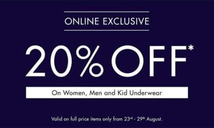 Underwear at 20% discount. Kiabi Dubai