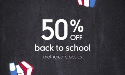 Enjoy 50% off on back to school essentials – Mothercare MENA