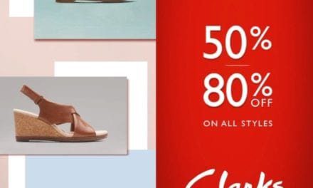 50-80% off on all styles at Clarks