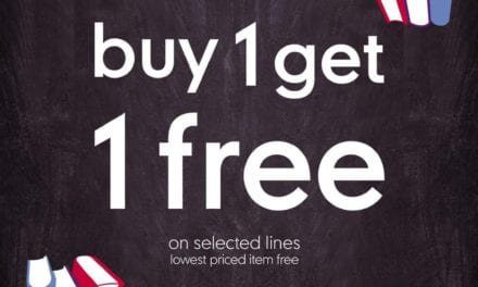 Mothercare’s buy 1 get 1 free back to school offer