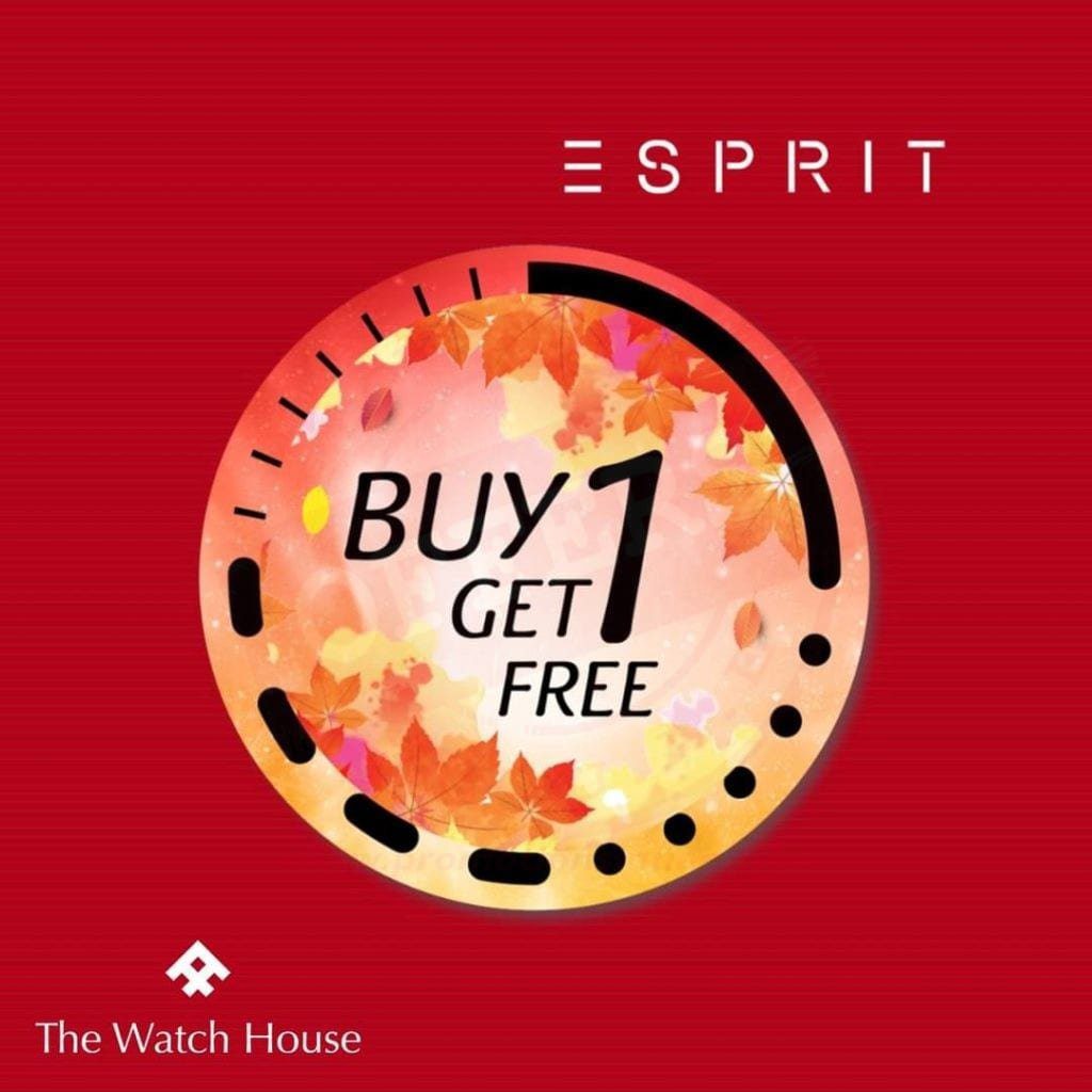 Buy 1 Get 1 on all Esprit watches