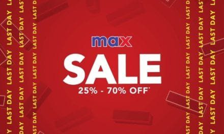 Last Day of Max Sale! Up to 25% -70% off.