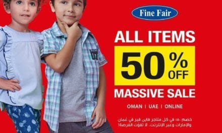 Massive Sale is here! 50% off on ALL ITEMS. Fine Fair