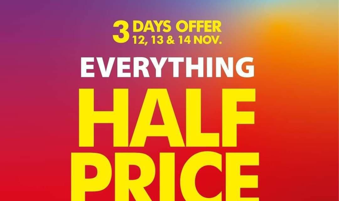 ‘3 Day Diwali Dhamaka Offer’ Everything at only HALF PRICE! Shoes4Us