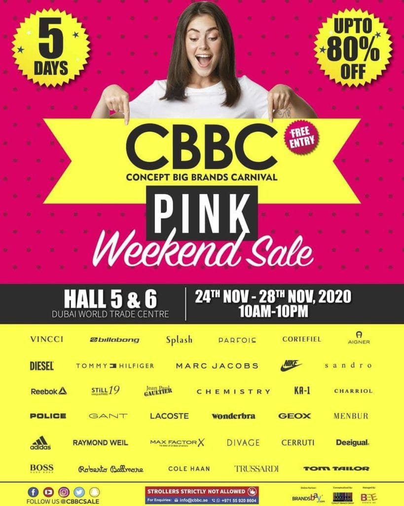 fb img 16062130741431899513969545513333 Upto 80% off on more than 250 brands exclusively at the CBBC Pink Weekend Sale