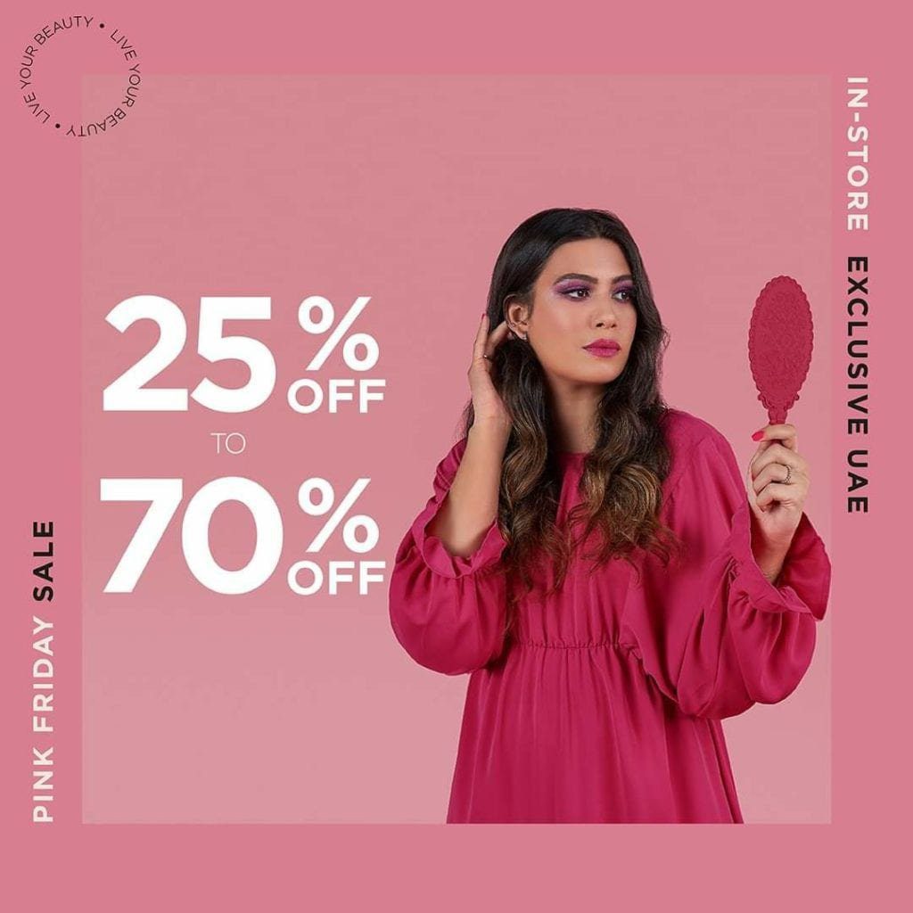 fb img 16063734105795495846807726404279 Face Beauty Middle East Pink Friday offers, 25% to 70% OFF on different products