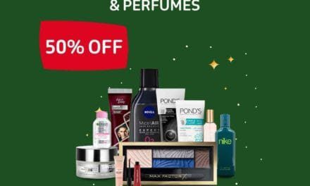 50% off on makeup and skin-care products at any Carrefour