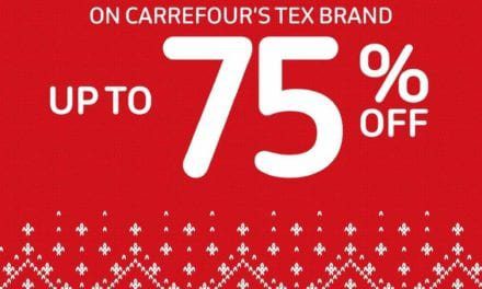 Up to 75% off on all Tex Brand t-shirts, button ups, bed linens, and more at Carrefour