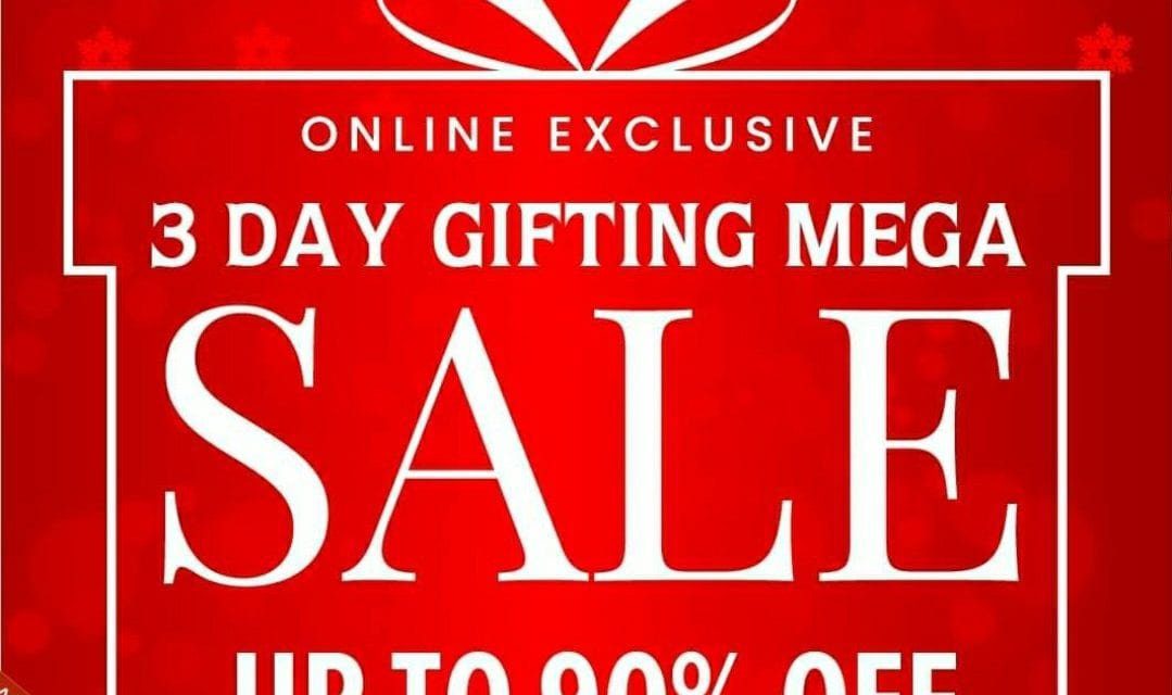 3 Day Mega Gifting Sale Upto 90% OFF on perfumes and gift sets.