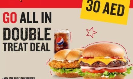 Go big with Hardee’s Double Treat Deal just @ AED30! Order Now!