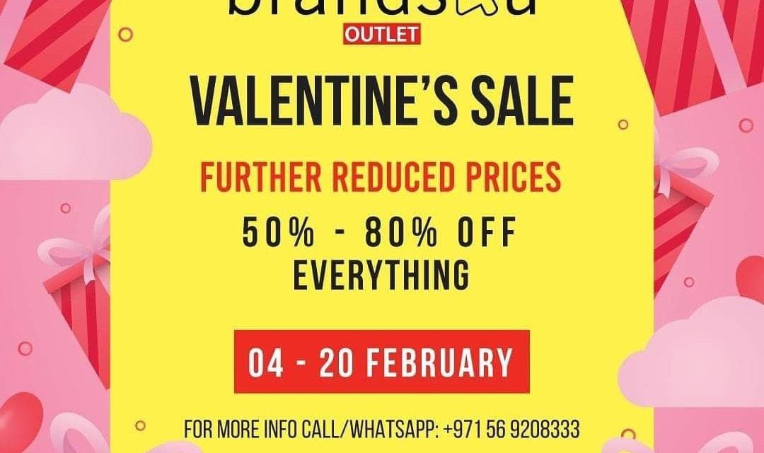 Get upto 80% discount at the Valentine’s Sale at Brands4u!