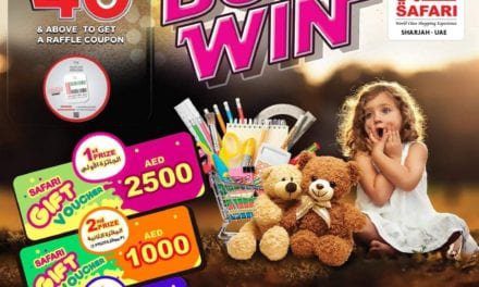 Purchase & win Safari Shopping Voucher!! Spend on stationery or toys & get raffle coupon.