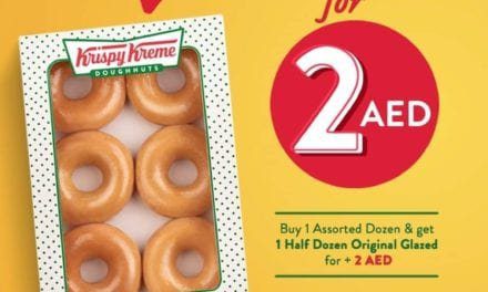 Get Half Dozen Doughnuts just for AED 2 only! Order NOW from Krispy Kream
