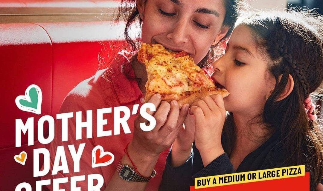 Celebrate Mother’s Day with Papa John’s pizzas. Buy any medium or large pizza and get the second one for AED 9 only.
