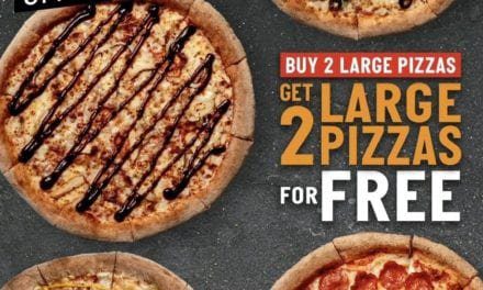 Here’s Thursday big deal to kick off your weekend! Order now at  Papa John’s Pizza.