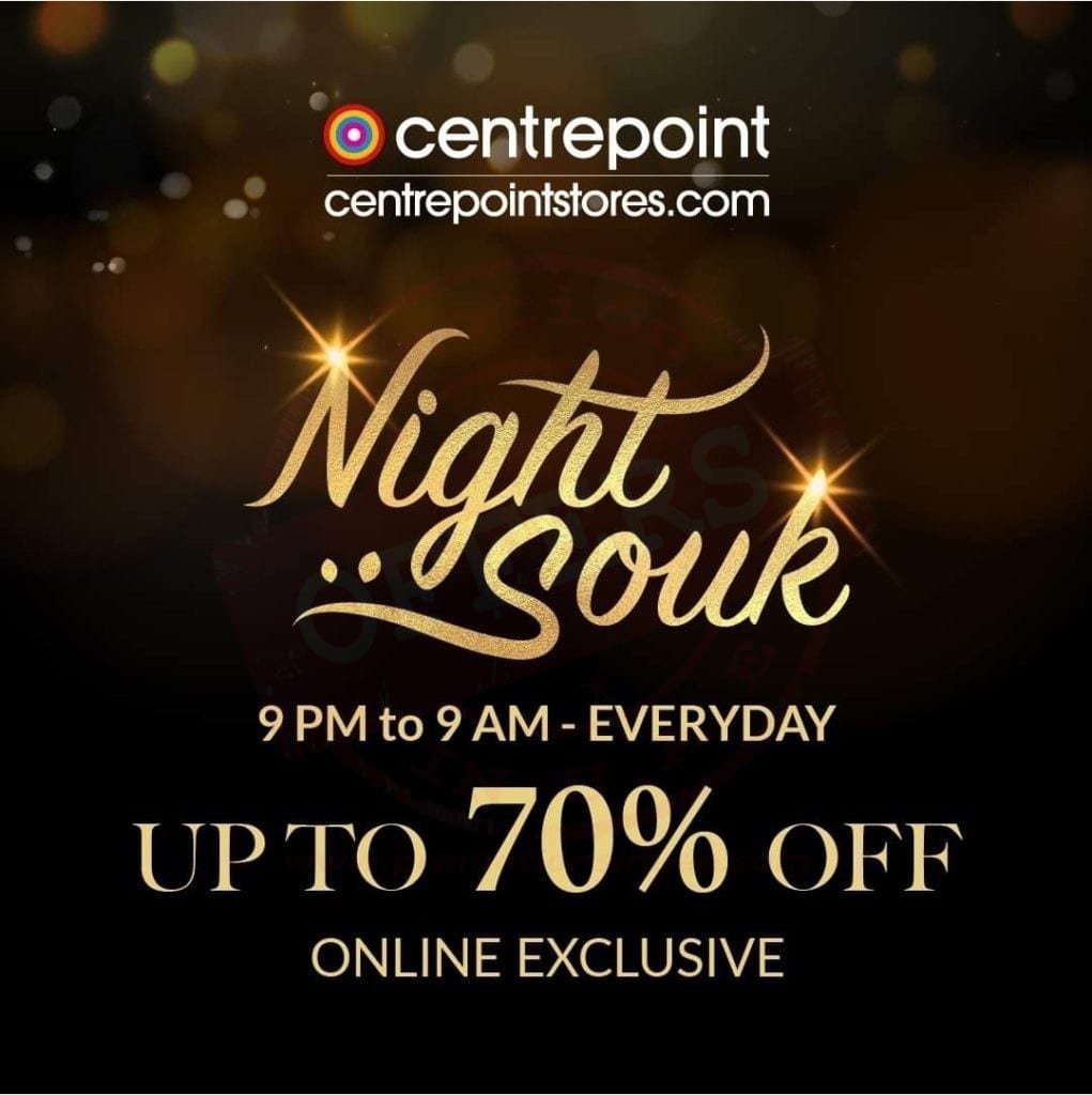 Screenshot 20210417 052419 Facebook Shop At Centrepoint And Get Up To 70% off. Night Souk