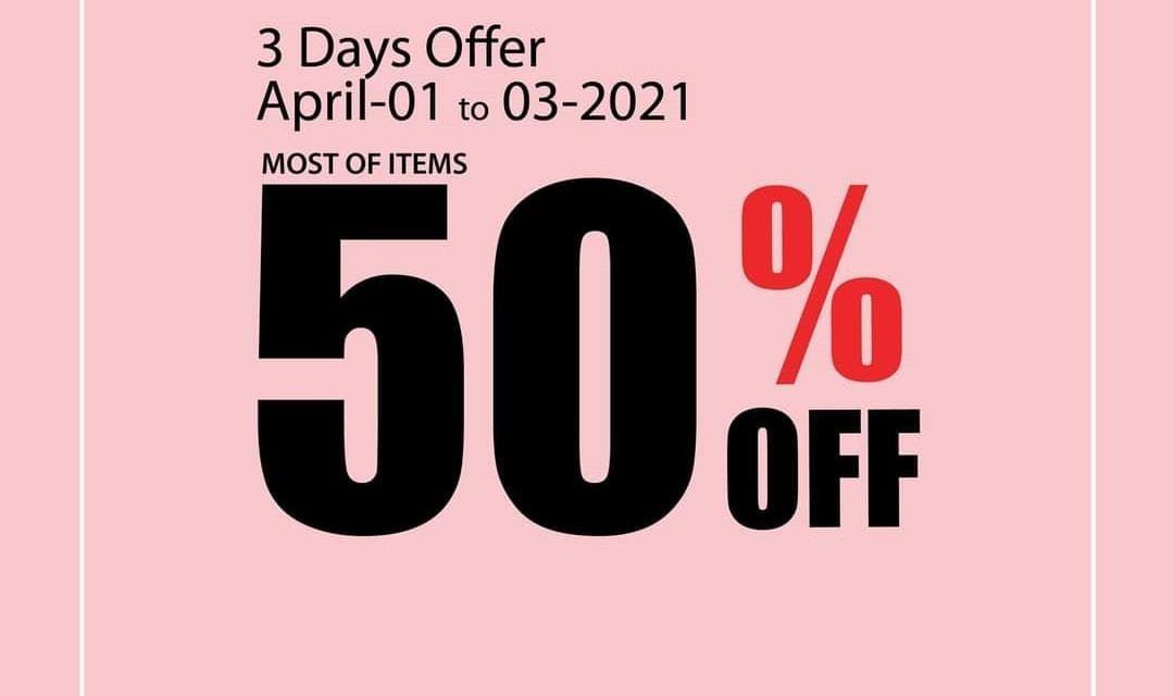 Shoes 4 us Weekend Offers- 50% off !