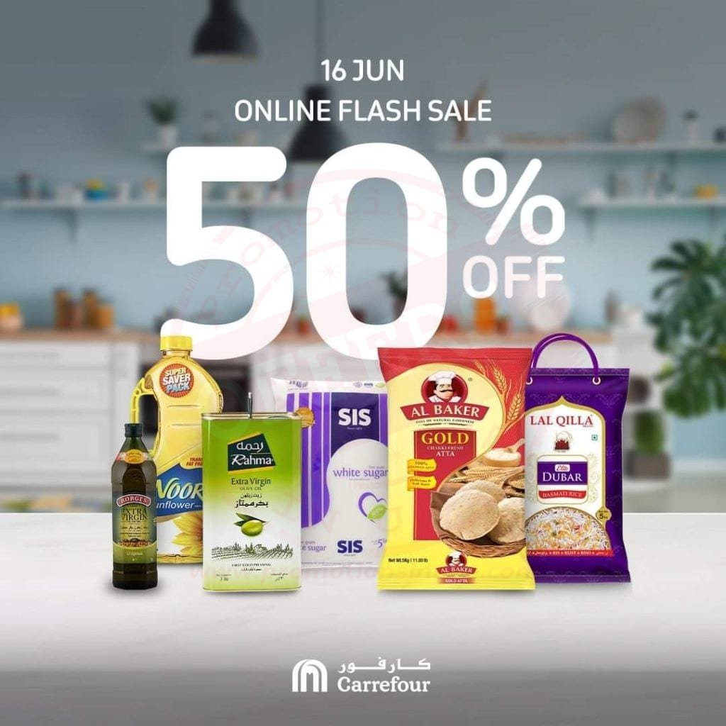 FB IMG 1623824529516 You might just miss Carrefour latest Flash Sale! Enjoy 50% off on grocery items.