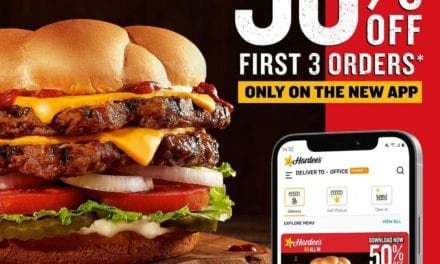 Avail 50% off- Download new Hardee’s app.