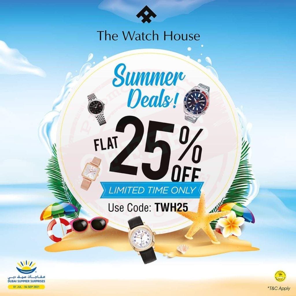 FB IMG 1625408118275 Summer Deals are here! Flat discounts. Visit watches.ae