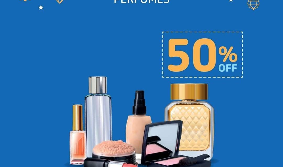 Just in time for Eid! Enjoy 50% off make-up and perfumes at Carrefour.