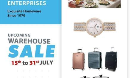 HADI WAREHOUSE SALE on wide range of Household essentials, Luggage, Watches and Sports item.