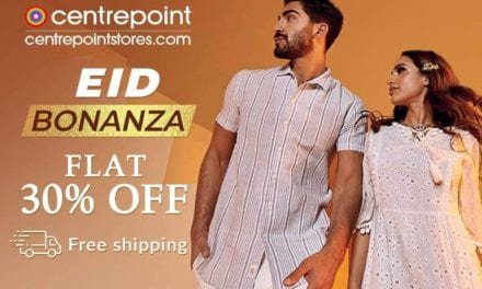 Eid BONANZA Is Here! Enjoy Flat 30% OFF + Free Shipping! Happy Shopping at Centrepoint.