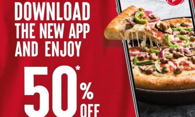 DOWNLOAD N’ Unlock 50% discount on the new Pizza Hut app.