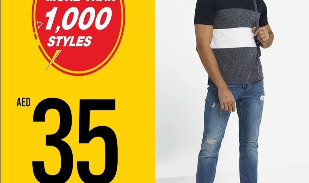 Head to your nearest R&B store for Flash Deals on women’s wear & men’s wear at just AED 35!!