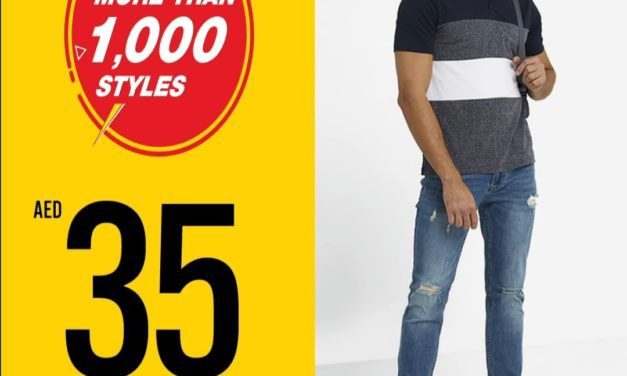 Head to your nearest R&B store for Flash Deals on women’s wear & men’s wear at just AED 35!!