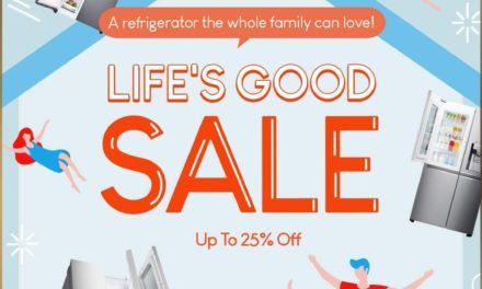 Get your new LG home appliances at incredible prices in LIFE’S GOOD SALE.