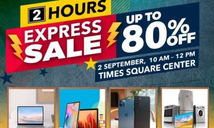 Don’t blink! It will disappear in a flash. 2 Hour Express Sale at SharafDG