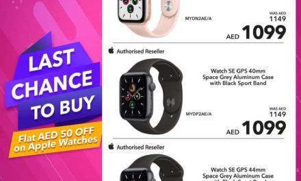FLAT AED 50 OFF on Apple SE Watches! A Sharaf DG Online Exclusive.