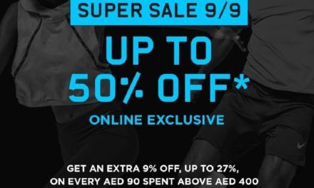 Enjoy today One day super sale with the 9/9 sale! Up to 50% off + extra 27% off with code. At Sun &Sands Sports.