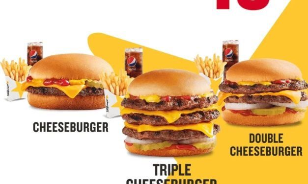 Order your favorite Hardee’s cheeseburger combo starting 13 AED
