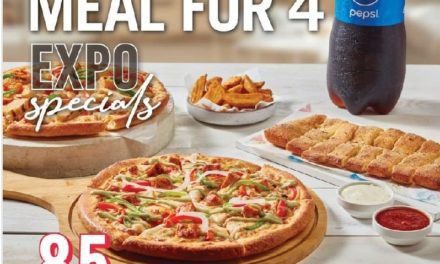 Win 50 daily EXPO 2020 tickets with exclusive EXPO Meal Deals! Domino’s Pizza.