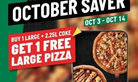Papa John’s Pizza’re back this October with a new offer!