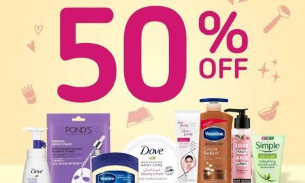 A deal for today only! Enjoy 50% off select skincare brands at any Carrefour.