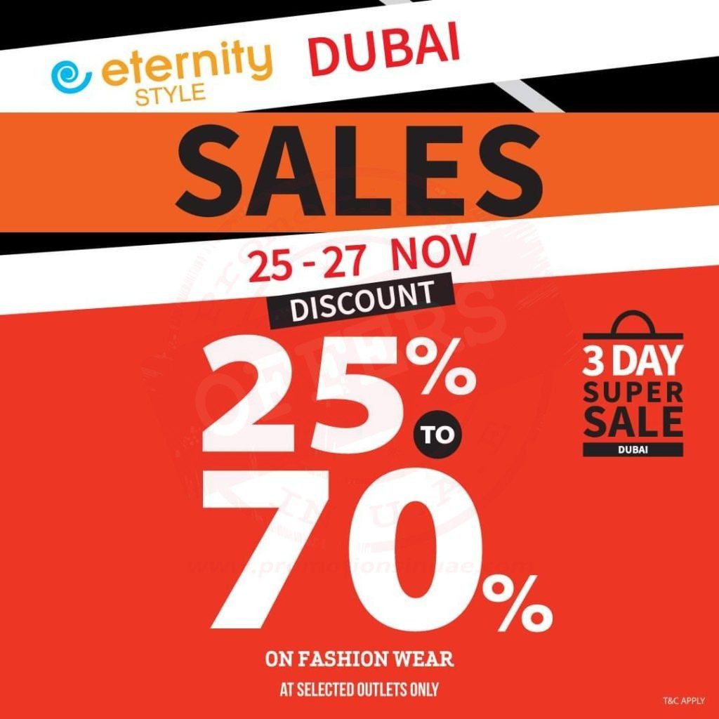 fb img 16377583951788396295504939718497 Eternity - Dubai Super Sale! Get the best of fashion at a reduction of 25-70% OFF