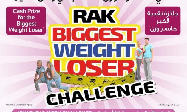 RAK Biggest Weight Loser Challenge. Cash Prize for the Biggest Weight Loser. Join the 10 Week Challenge from 17th December.