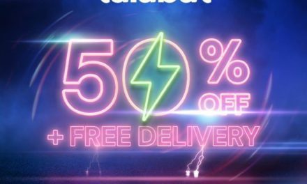 Flash Sale is back with 50% off + Free delivery! Talabat
