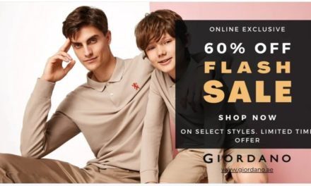 Flat 60% OFF on Select Styles. Special Offer for a Limited Time. GiordanoME.
