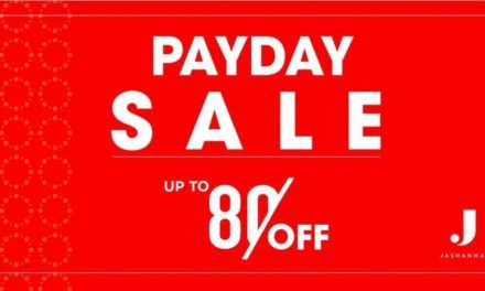 Payday Sale! Get Up To 80% OFF On Your Favourite Jashanmal Products.