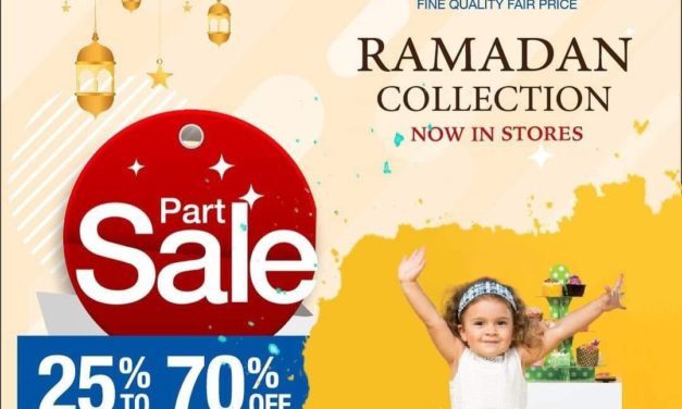 25% to 70% Ramadan Collection Sale in all Fine Fair Garments store in UAE & Oman.