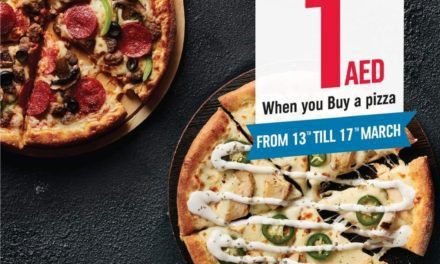 Pizza @ 1 AED Only. Domino’s Pizza Mega Offer!