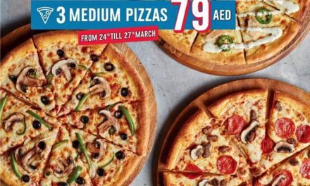 Domino’s Pizza Super Trio Offer! Just @79 AED.
