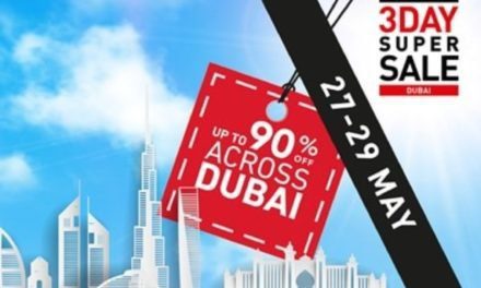 3 Day Super Sale. DISCOUNTS upto 90% across Dubai.