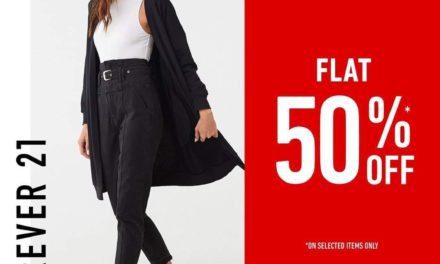 Get 50% off on your favorite Forever21 outfits + FREE delivery.